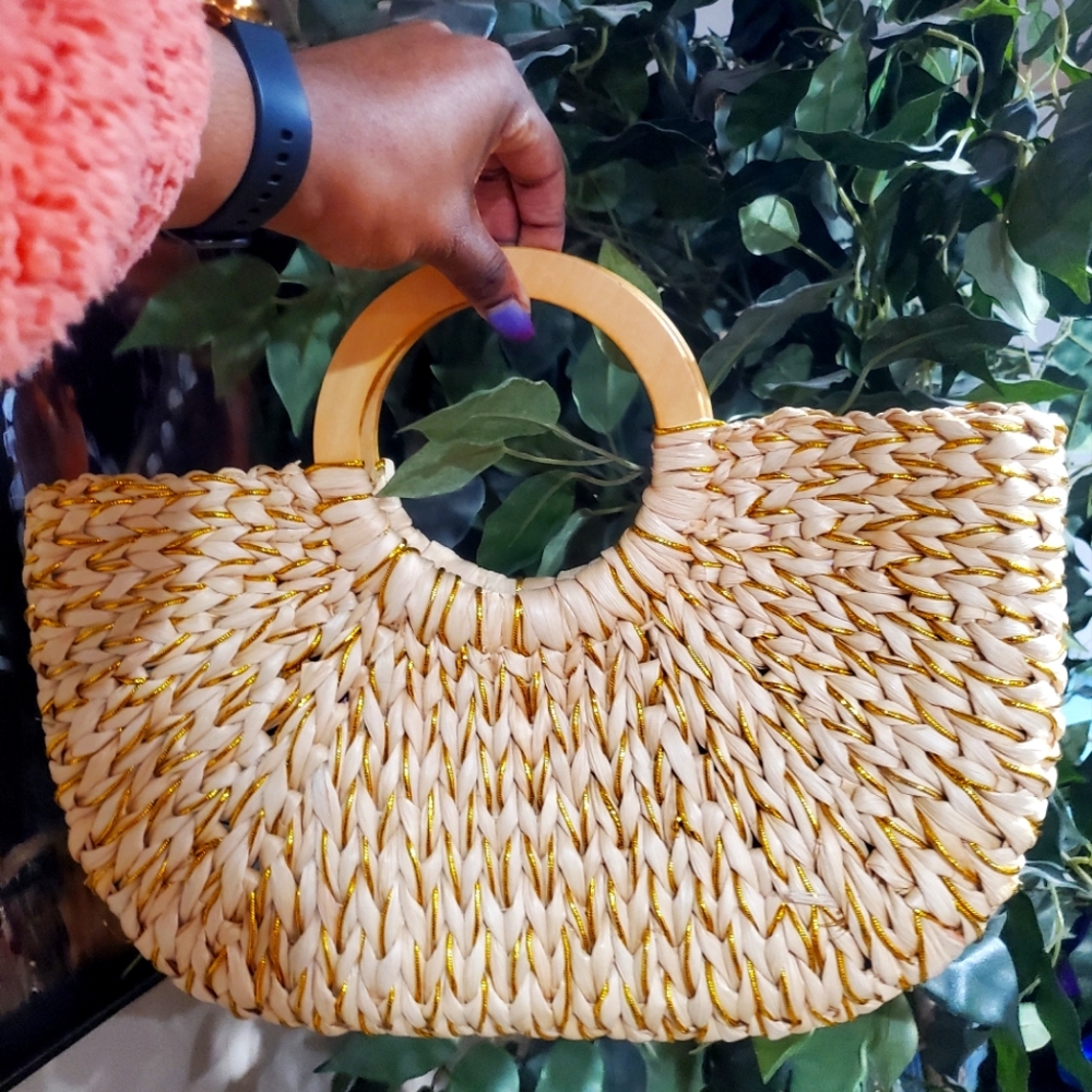 Summertime Ready Straw bag